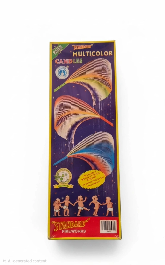 Candles Mulit Colours (10 pcs)