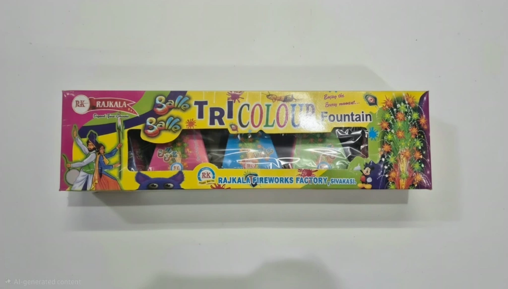 Tri Colour Fountain (5 pcs)
