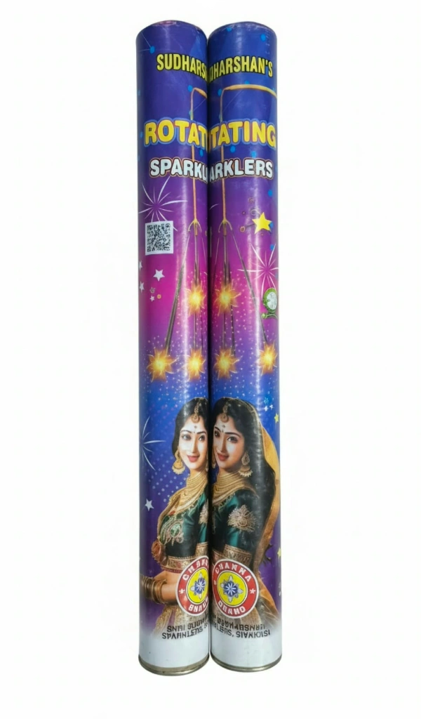 Rotating sparklers