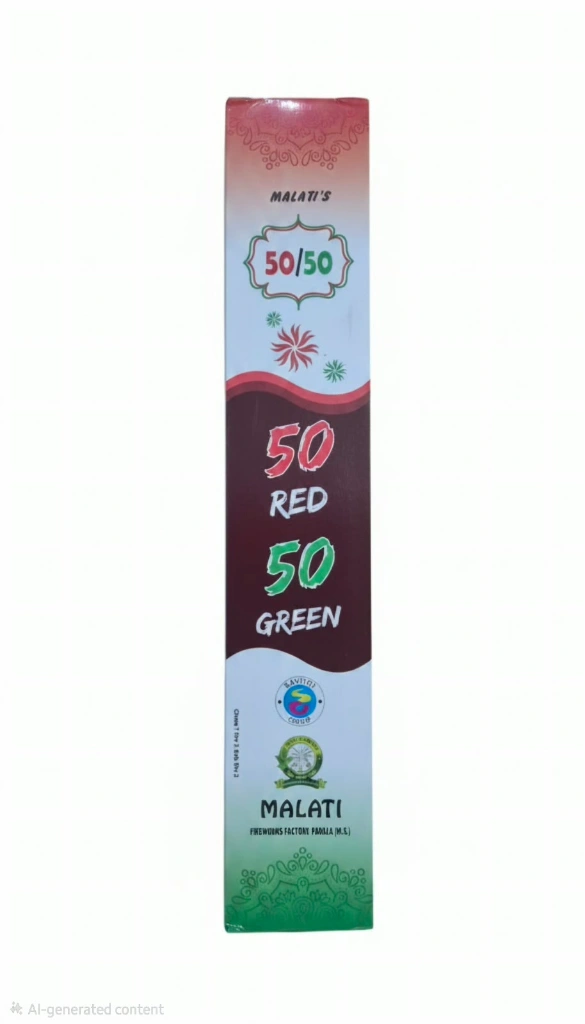 50 CM Green & Red sparklers