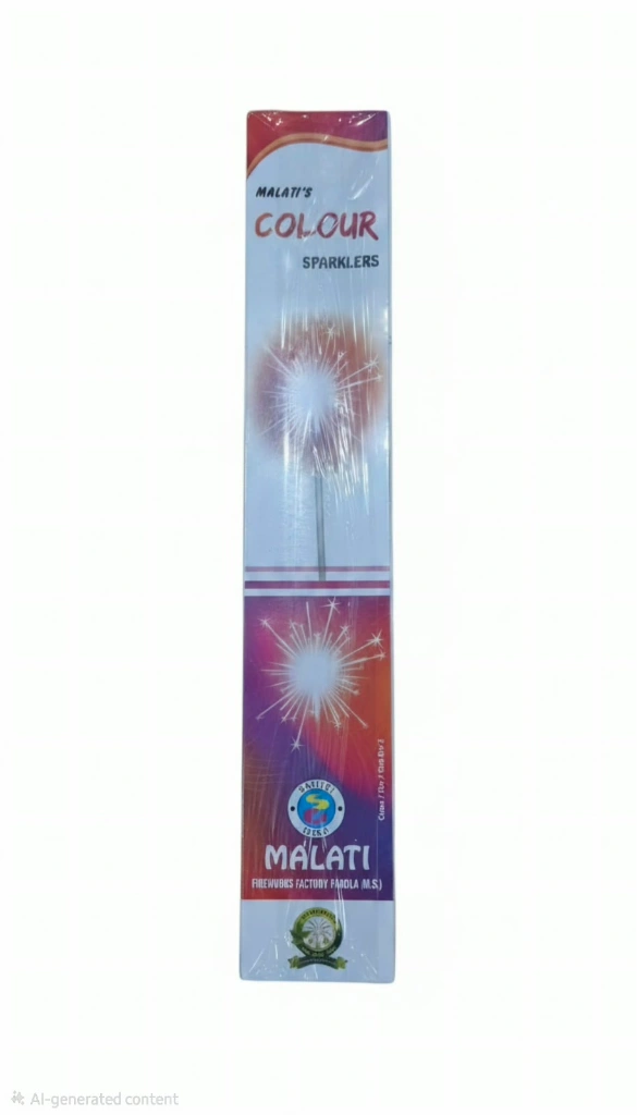15 CM Colours sparklers Green